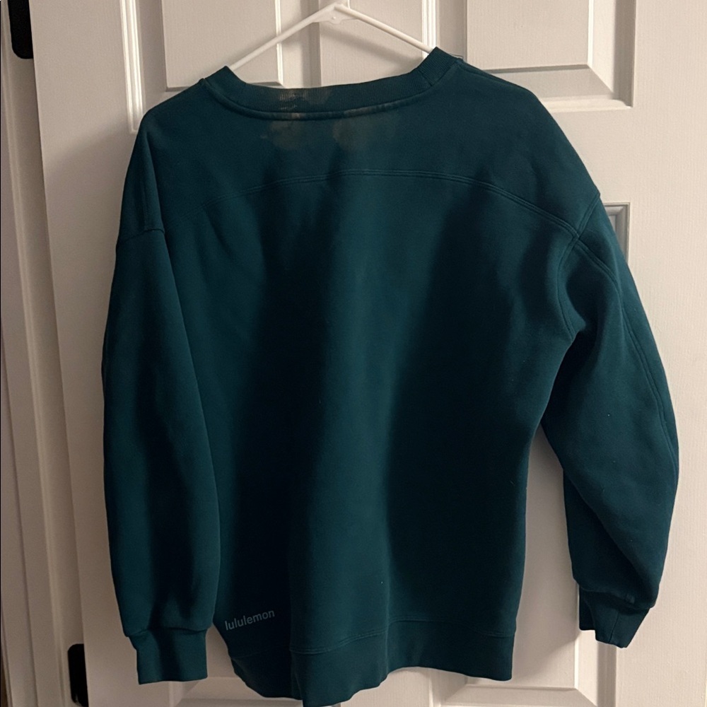 Lululemon Teal Pullover Sweatshirt - Picture 2 of 3